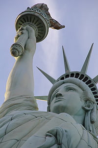 low angle photography of Statue of Liberty thumbnail