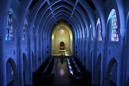 lighted church photo thumbnail