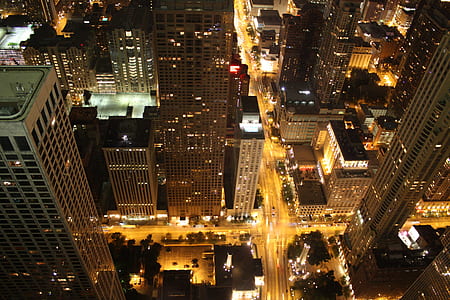 aerial view of high-rise buildings thumbnail