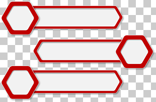 , Red border, three white dialogue boxes PNG clipart