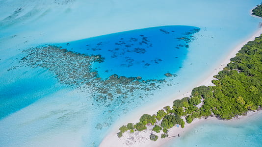 aerial photography of island thumbnail