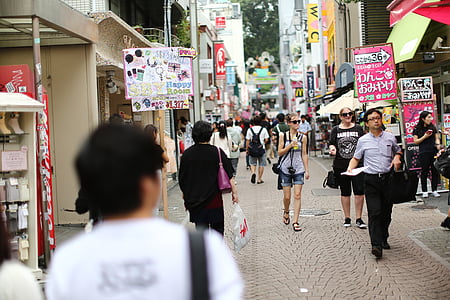crown walking in street with shop everywhere thumbnail