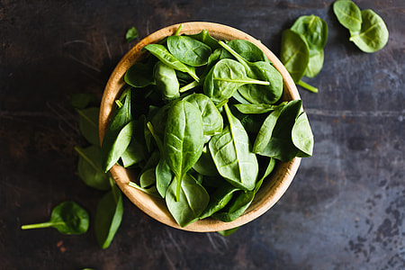 Bowl of spinach thumbnail