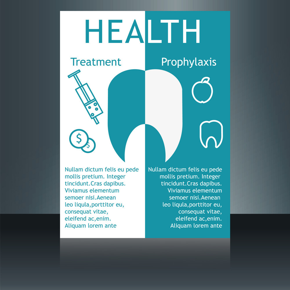 medical brochure cover template flyer design vector eps ai medical brochure template free