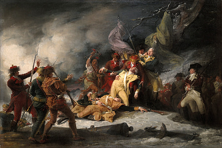 The Death of General Montgomery in the Attack on Quebec in the American Revolution thumbnail