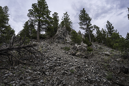 Rocky landscape near the top of Mount Helena thumbnail