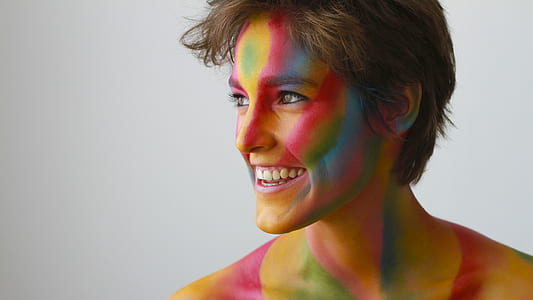 woman with face painting thumbnail