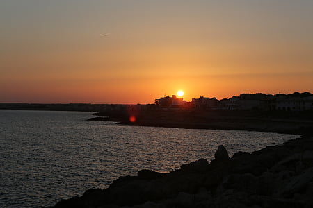 body of water during golden hour thumbnail