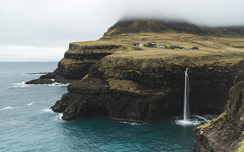 landscape photo of brown cliff and body of water thumbnail