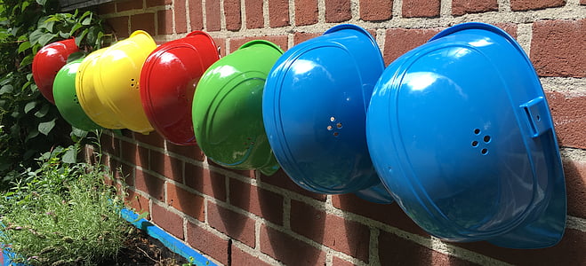 hard helmet hang on wall thumbnail