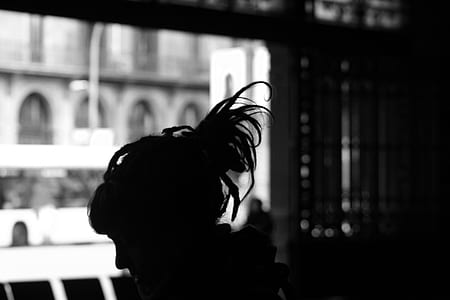 silhouette of person near window thumbnail