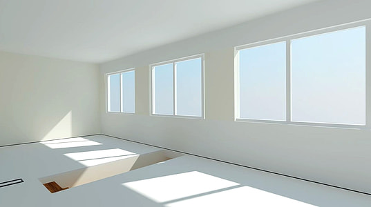 white building interior thumbnail
