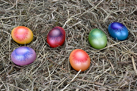 six assorted easter eggs thumbnail