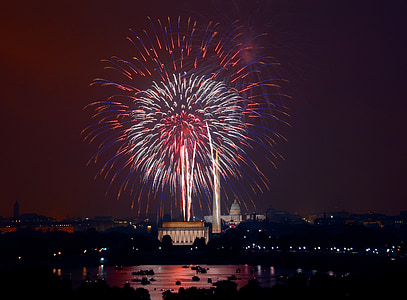 fireworks during night time thumbnail