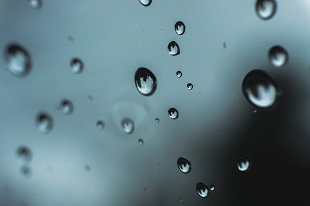 macro, rain, water, droplets, weather, window thumbnail