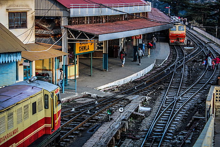 landscape photography of train station thumbnail