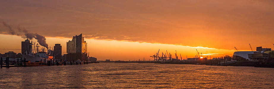 industrial plant near body of water thumbnail