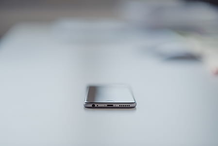 silver iPhone 6 on white table thumbnail