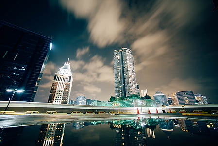 panoramic photography of city buildings thumbnail