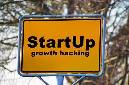 black and yellow start up growth hacking signage thumbnail