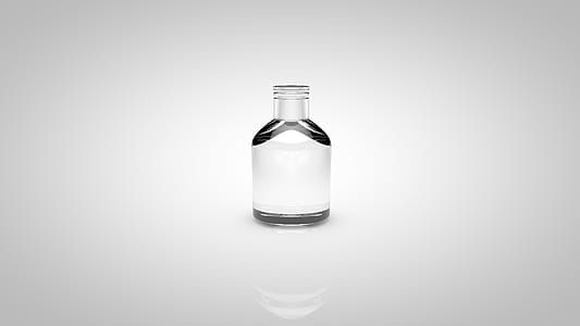 clear glass bottle thumbnail