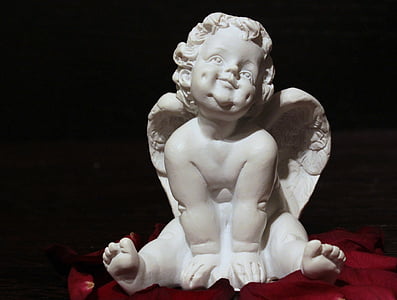 cherub smiling figurine thumbnail