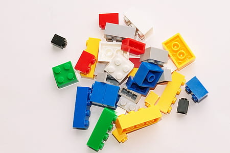 assorted-color of interlocking brick toy thumbnail