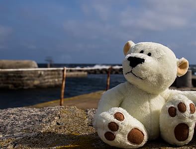 polar bear plush toy thumbnail
