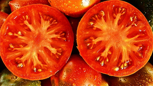 two red tomato slices thumbnail