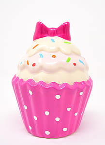 pink and white ceramic cupcake thumbnail