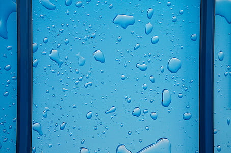 water drops on clear glass frame thumbnail