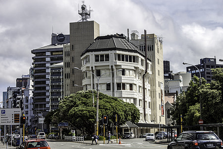 Wellington buildings downtown in New Zealand thumbnail