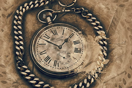 pocketwatch displaying 1:53 painting thumbnail