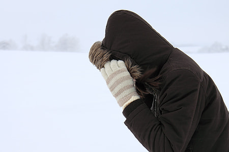 person wearing of black zipped hoodie jacket thumbnail