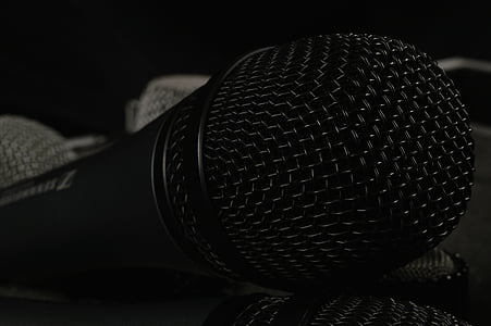 black microphone close-up photo thumbnail