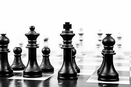 black chess piece set thumbnail