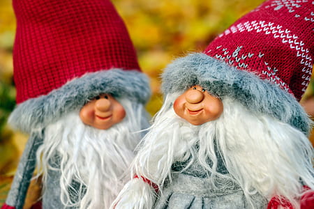 two gnomes plush toys thumbnail