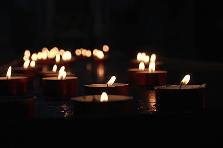 lit tealight candles thumbnail