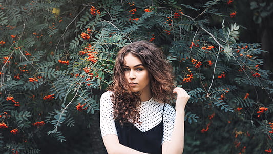fashion, person, woman, flowers thumbnail