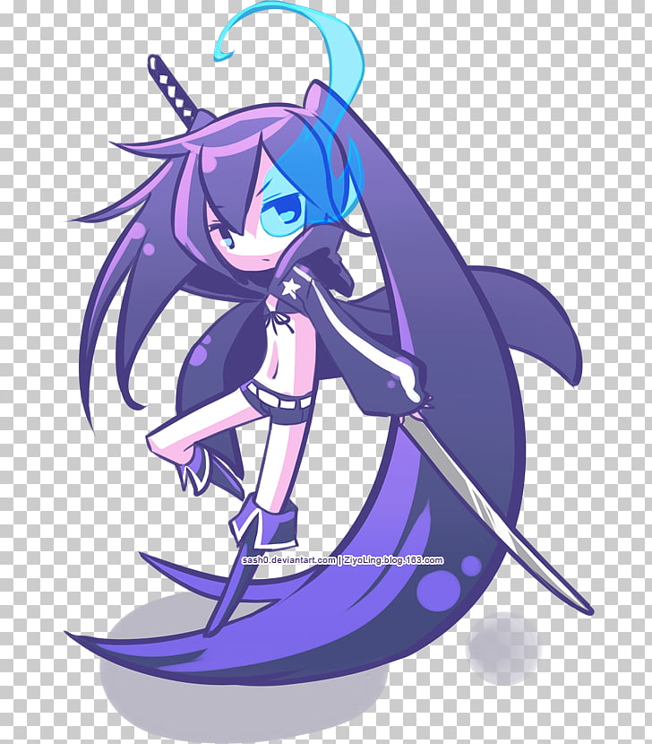 Black Rock Shooter Chibi Anime Chibi Png Clipart Free Cliparts