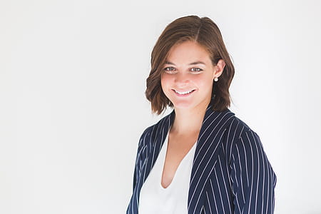 Businesswoman Smiling In Office Photo thumbnail