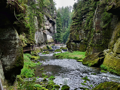 Gorges In Hřensko, Bohemian Switzerland thumbnail