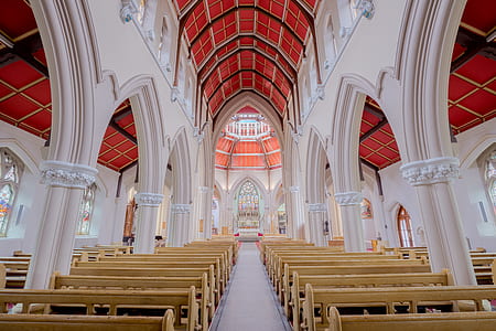 church with brown pews thumbnail