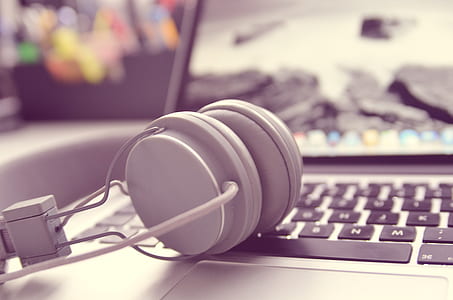 white corded headphones thumbnail