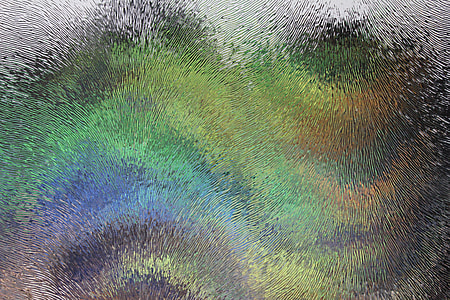 green, black and blue, abstract painting, frosted glass, background, psychedelic thumbnail