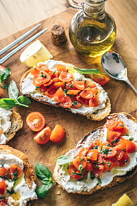 sliced tomatoes on table thumbnail
