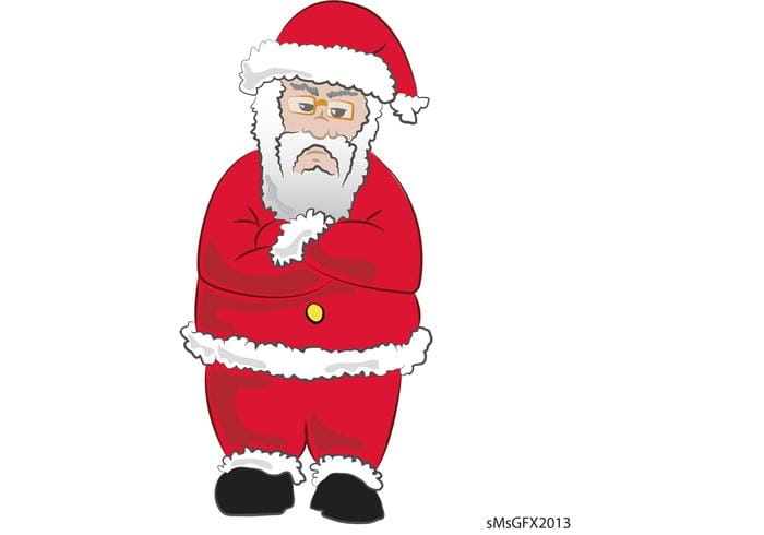 Mad Santa Vector Ai File Free Graphics Uihere