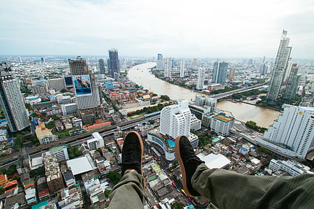 city, sky, feet, legs thumbnail