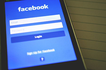 Facebook social media on mobile smartphone thumbnail