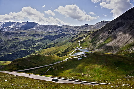 landscape photography of mountain with road thumbnail